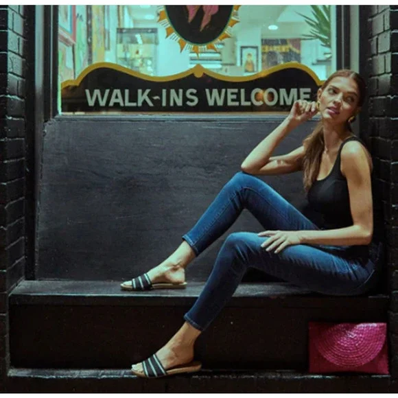 3 FOR $50! 🎁 HARI MARI Sydney Black Slide Beach Sandals Sz. 8 - Picture 2 of 7